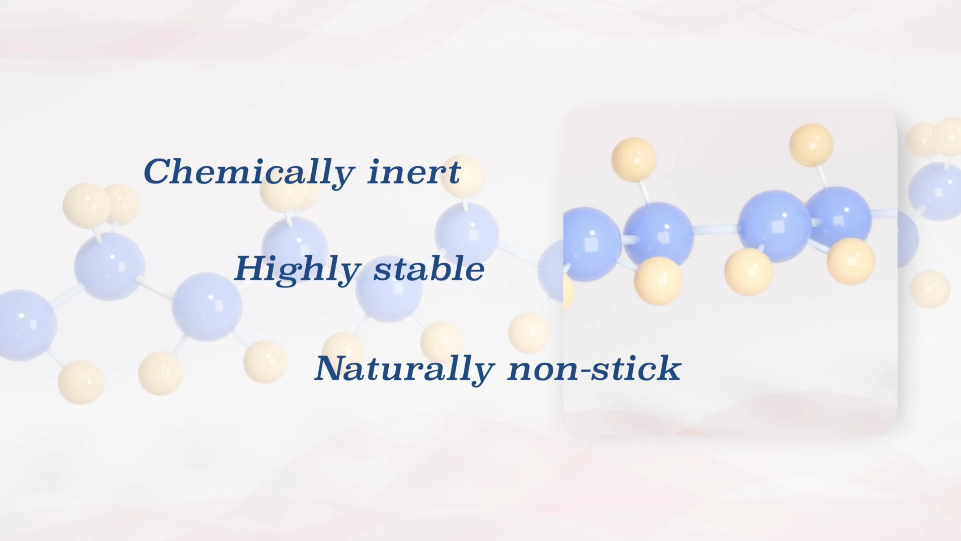 PTFE / Teflon molecular structure